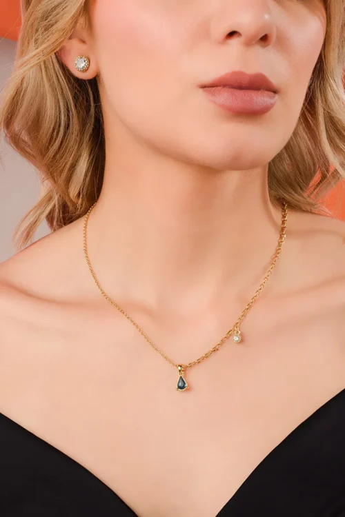 COLLAR- GOTA AZUL
