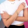 PULSERA - ESTRELLAS TURQUESA