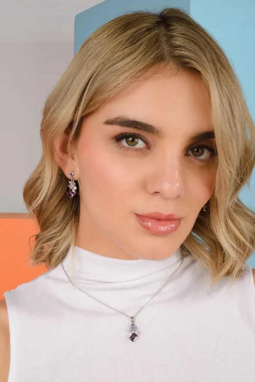 ARETES - MORADOS