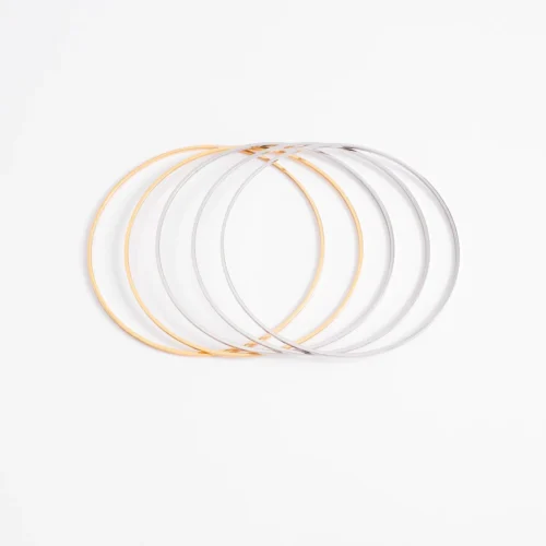 SET PULSERAS ORO/ PLATINO