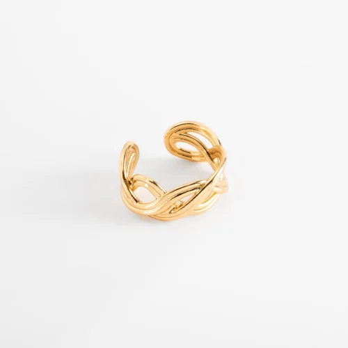 Anillo Trenzado Moderno