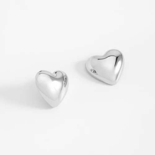 ARETES CORAZON PLATINO