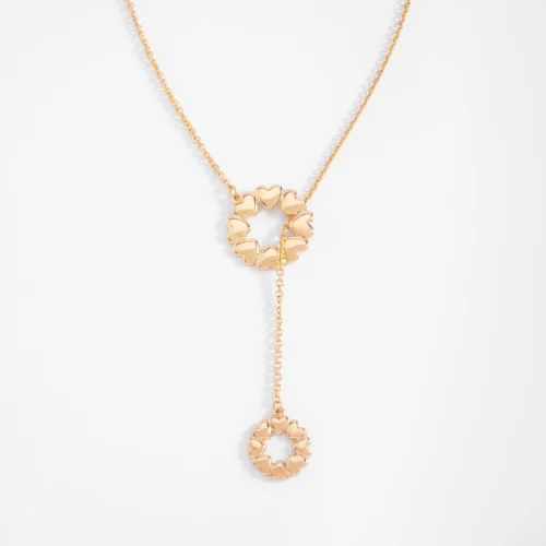 COLLAR DE CORAZON DOBLE