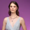 Collar de esferas plata